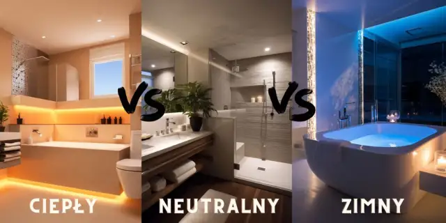 Jakie ledy do łazienki: ciepłe czy zimne - wybierz idealne oświetlenie