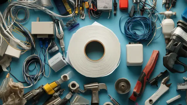 Taśma izolacyjna biała: Zastosowania w instalacjach domowych