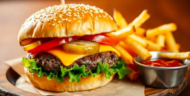 Ile kalorii ma hamburger? Zaskakujące różnice w kaloryczności!