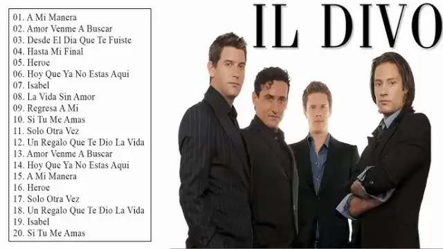 Las emocionantes canciones de Il Divo que no te puedes perder