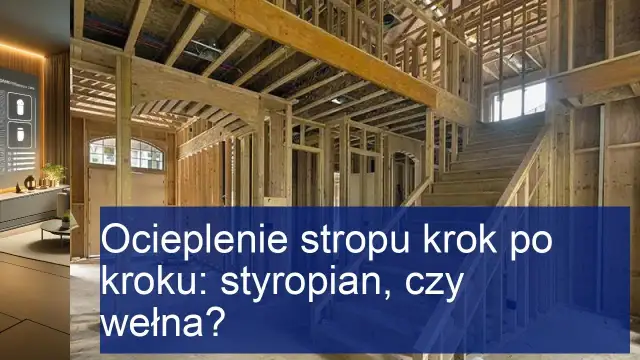 Jak tanio ocieplić strop? Najlepsze materiały i proste metody