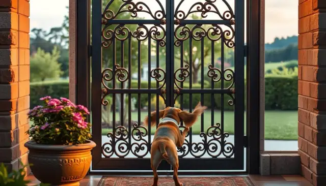 Skuteczne sposoby na zabezpieczenie drzwi przed psem i ich zniszczeniem