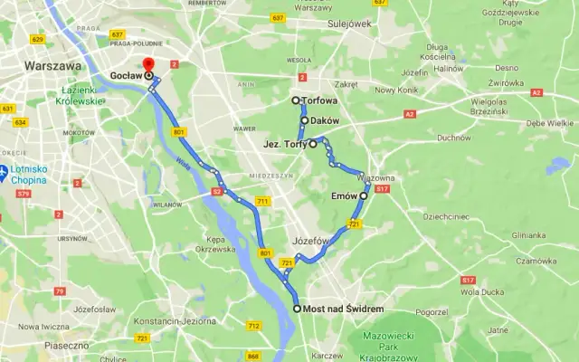 Najlepsze trasy rowerowe w Mazowszu na mapie - odkryj nowe szlaki