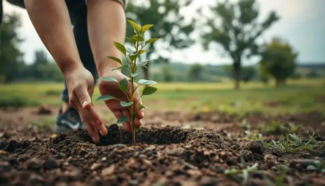 W jakiej odległości sadzić drzewa owocowe, aby uniknąć problemów z wzrostem?