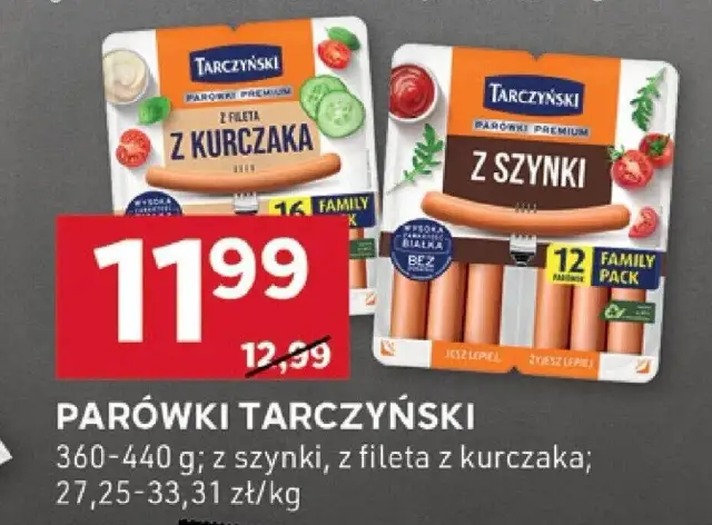 Gdzie kupić Tarczyński parówki roślinne? Sprawdź najlepsze oferty