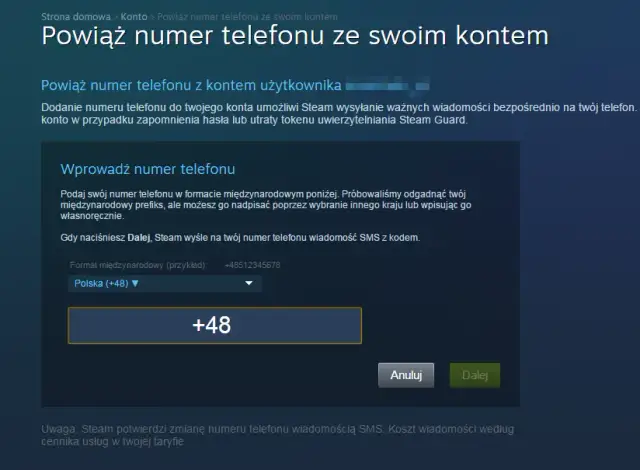 Jak dodać numer telefonu do Steam i zabezpieczyć swoje konto przed utratą