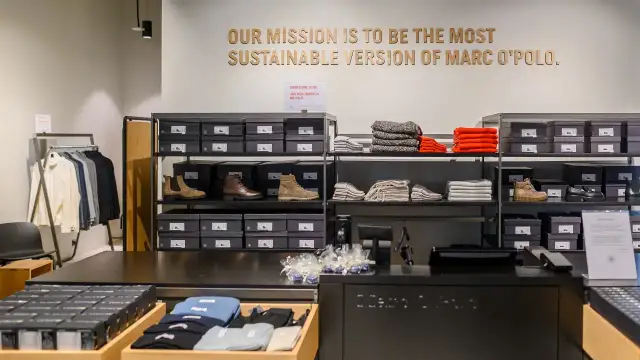 W sklepie Marc O'Polo, gdzie misją jest bycie najbardziej zrównoważoną wersją marki, znajdziesz buty i ubrania.
