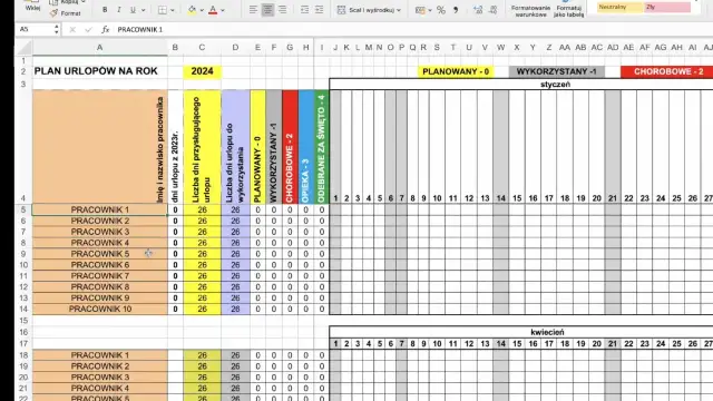 Plan urlopów wiążący? Kiedy i jak można go zmienić?