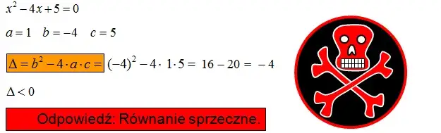 Delta w matematyce jest równoznaczna z kluczem do równania kwadratowego