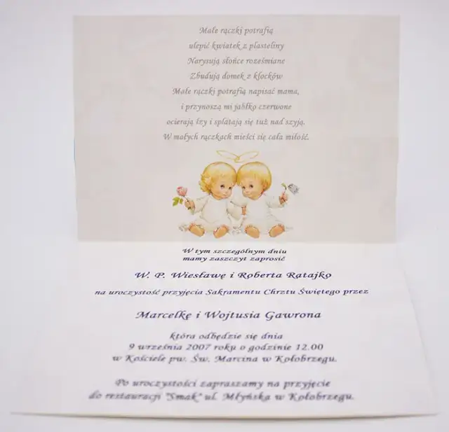 Jak wypisać zaproszenie dla chrzestnych, aby wzruszyć i zachwycić