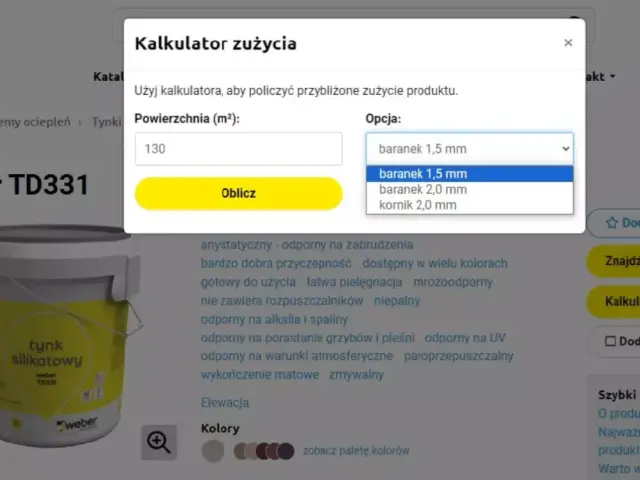 Ile tynku silikonowego potrzebujesz? Oblicz zużycie i zapas