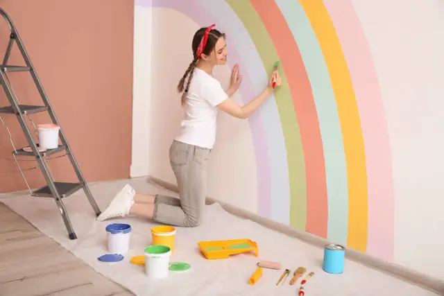 Tęcza na ścianie: Maluj jak ekspert! Kompletny poradnik DIY