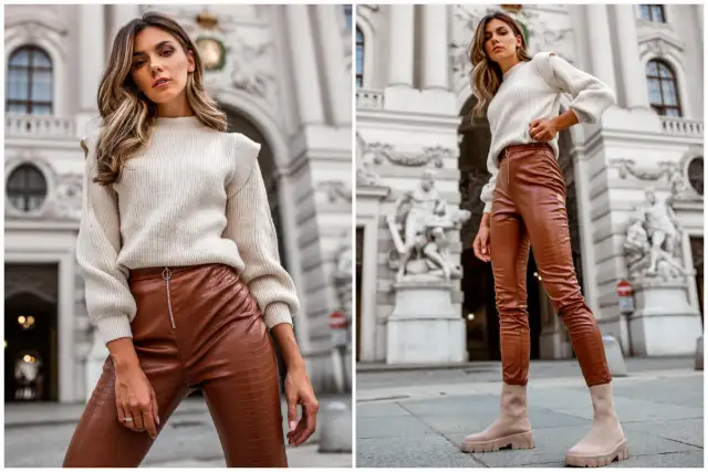 Skórzane spodnie: jakie buty? Uniknij błędów, wyglądaj stylowo!