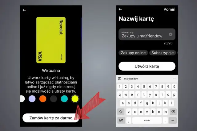 Jak zamówić kartę Revolut? Aplikacja pokazuje tworzenie wirtualnej karty, którą można nazwać "Zakupy u majfriendow".