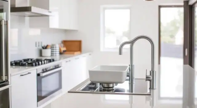 Czy zlew obok kuchenki indukcyjnej to dobry pomysł? Bezpieczeństwo i praktyczne porady