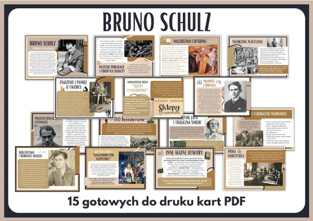 Bruno Schulz i jego "Sklepy cynamonowe" - opowieści o świecie pełnym magii i nostalgii.