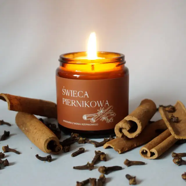 Świeczka o zapachu piernika - stwórz wyjątkową atmosferę świąt