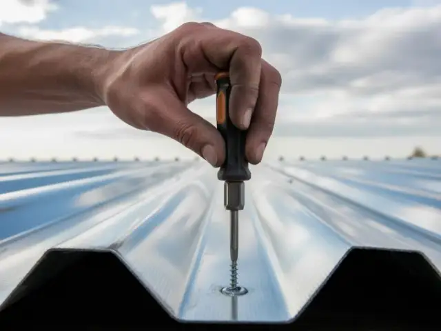 Jak gesto wkręcać wkręty do blachy trapezowej, aby uniknąć błędów