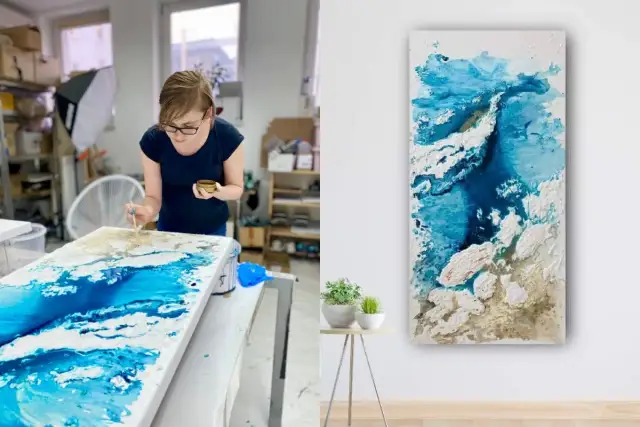 Obraz strukturalny DIY: Stwórz modne dzieło bez pęknięć! Poradnik