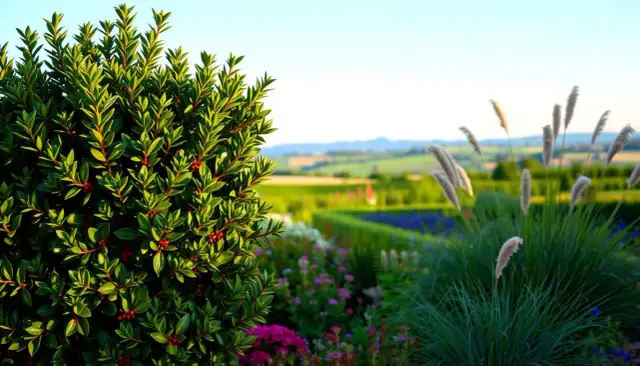 Co posadzić obok ostrokrzewu, aby stworzyć piękny ogród?