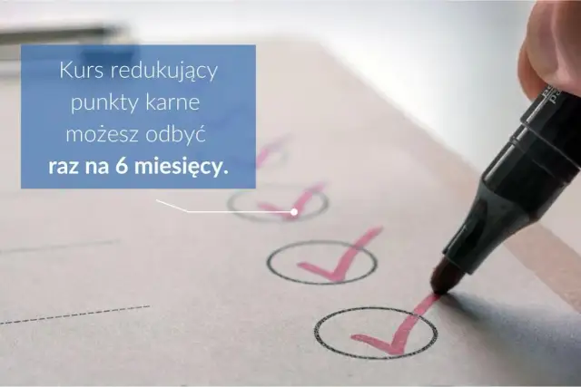 Kurs redukujący punkty karne możesz odbyć raz na 6 miesięcy. Sprawdź, po jakim czasie kasują się punkty karne i jak je zredukować.