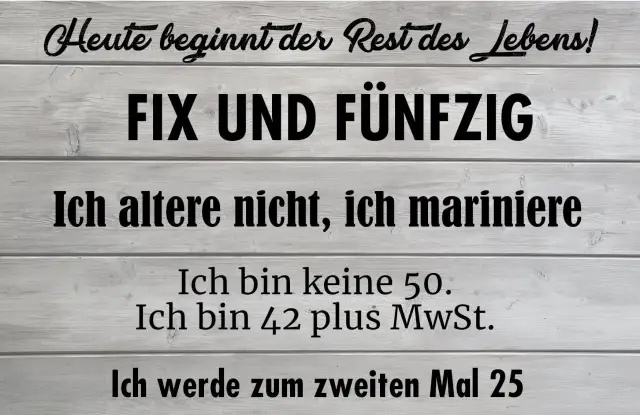 50. Geburtstag Zitate: Humorvoll, Tiefgründig & Persönlich