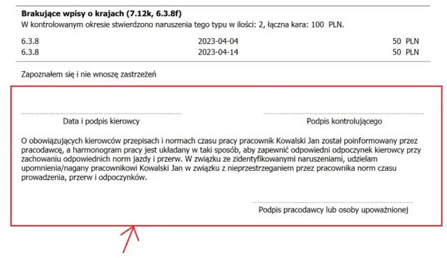 Jaki mandat za przekroczenie czasu jazdy? Sprawdź kary i stawki