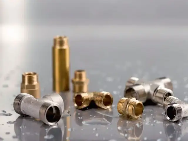 Akcesoria hydrauliczne, takie jak złączki, pokazują, jak połączyć rurę stalową z PEX.