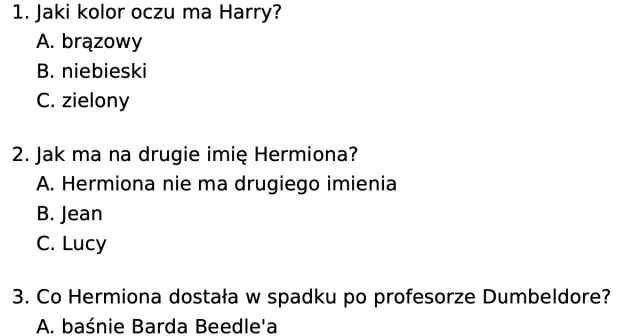 Zagadki Harry Potter: Od ucznia do Dumbledore'a Twój test!
