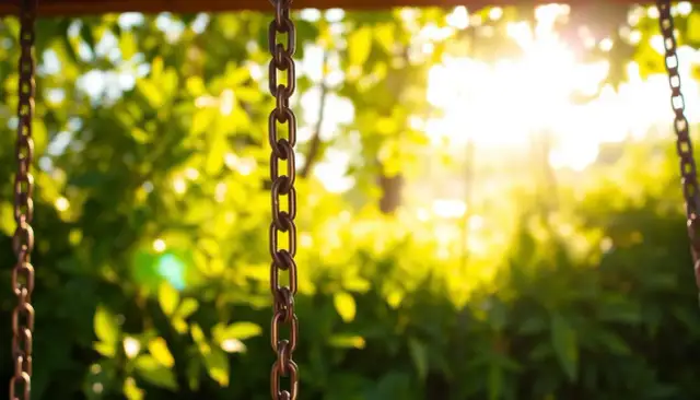 Jaki łańcuch do huśtawki ogrodowej - uniknij błędów w wyborze