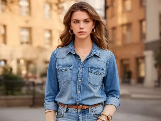 Koszula jeansowa: łączyć? Odkryj 30+ stylizacji na każdą okazję!