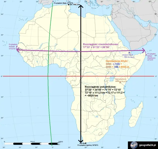 Afryka: Ile stopni? Od 50°C do mrozu poznaj kontynent!