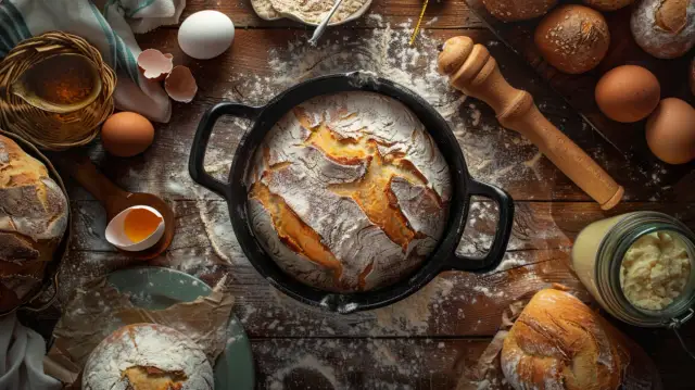 Przepis na chleb pszenno-żytni w garnku: sprawdź koniecznie