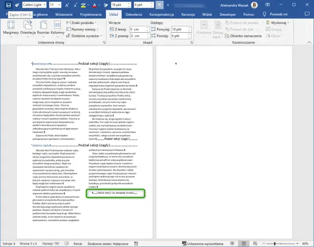Jak przenieść wyraz do następnej linijki w Wordzie bez problemów