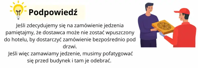Czy do hotelu można zamówić pizzę? Poznaj zasady dostaw i opcje
