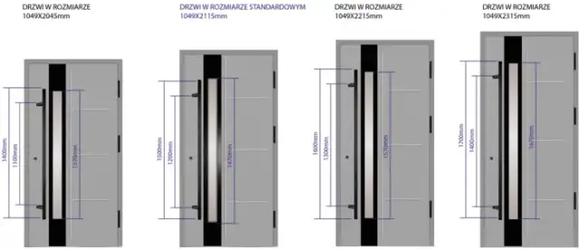 Jakie wymiary otworu pod drzwi zewnętrzne 100 cm, aby uniknąć błędów?