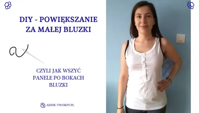 Jak poszerzyć za ciasną bluzkę? Proste kliny uratują ubranie!