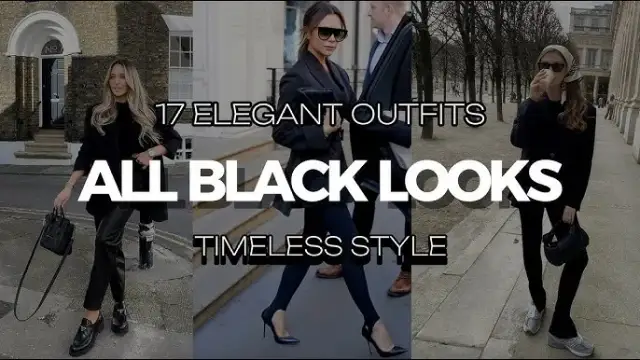 All black look: nazwy, style i jak nosić czerń z klasą?