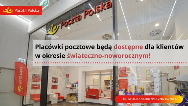 Poczta: Godziny otwarcia, weekend, święta unikaj kolejek!
