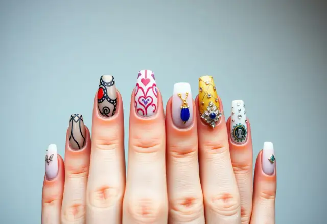 Na co przyklejać ozdoby do paznokci, aby były trwałe i efektowne?