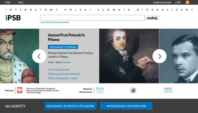 Internetowy polski słownik biograficzny – klucz do polskiej historii