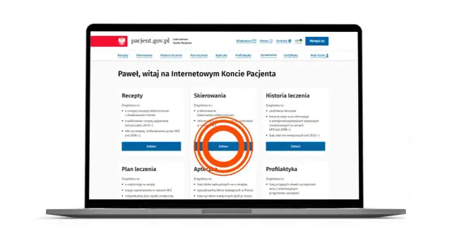 Na stronie pacjent.gov.pl, w sekcji "Skierowania", możesz sprawdzić, jak sprawdzić która jestem w kolejce do sanatorium.
