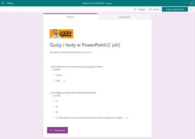 Jak zrobić quiz w PowerPoint i zaangażować uczestników prezentacji
