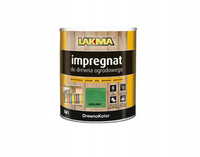 Drewnokolor - impregnat do drewna ogrodowego Lakma