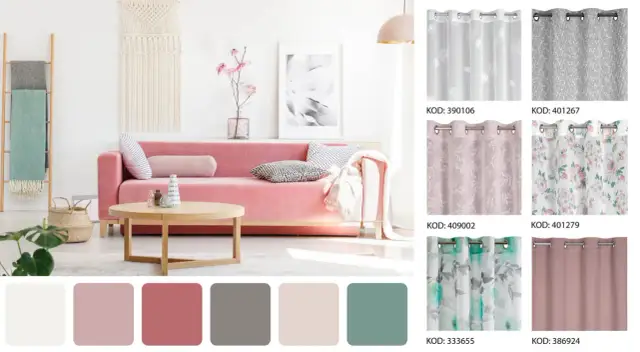 Zasłony do turkusowej kanapy: Jak dobrać idealne? Porady eksperta