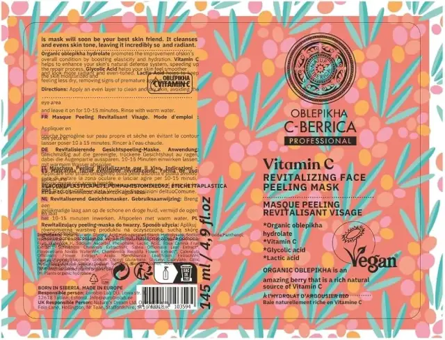 Natura Siberica C-Berrica: Peeling-maska, która odmieni Twoją cerę?