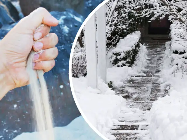 Czym posypać lód na chodniku, aby uniknąć niebezpieczeństwa?