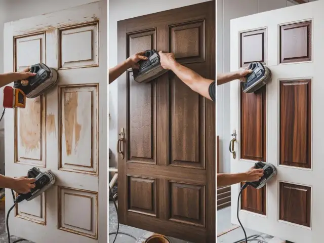 Czym okleić drzwi, aby szybko odnowić ich wygląd i zaoszczędzić?