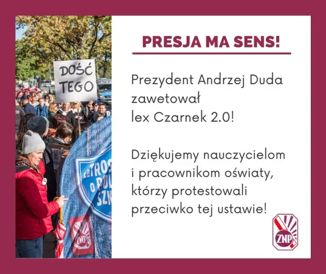 Lex Czarnek: Czy kontrowersyjna ustawa oświatowa weszła w życie?