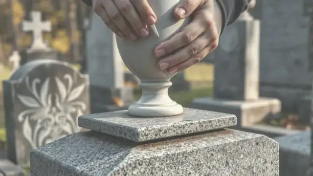 Jak odkleic wazon z pomnika granitowego bez ryzyka uszkodzeń